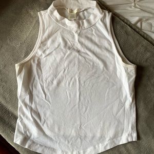 High neck crop top